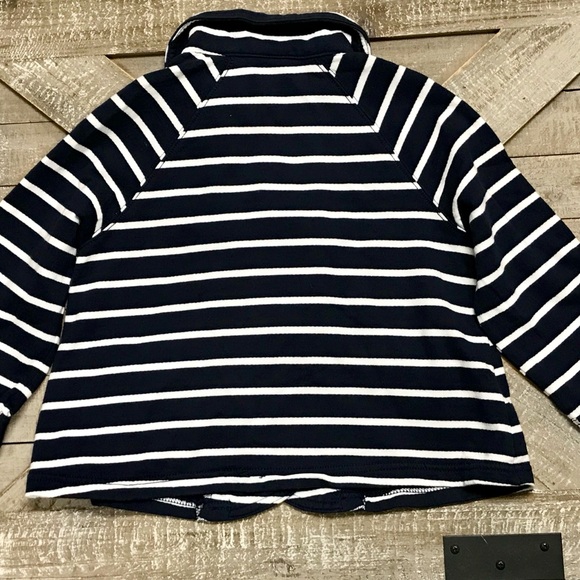 Girls Top Jacket Size 7-8 Navy and White New with Tags - Picture 2 of 3